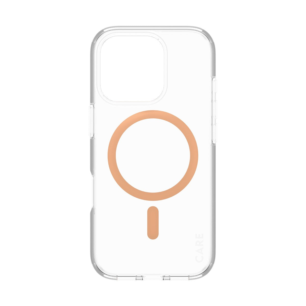 CARE by PanzerGlass® Urban Combat Case Transparent m. Peachy MagSafe iPhone 16 Pro